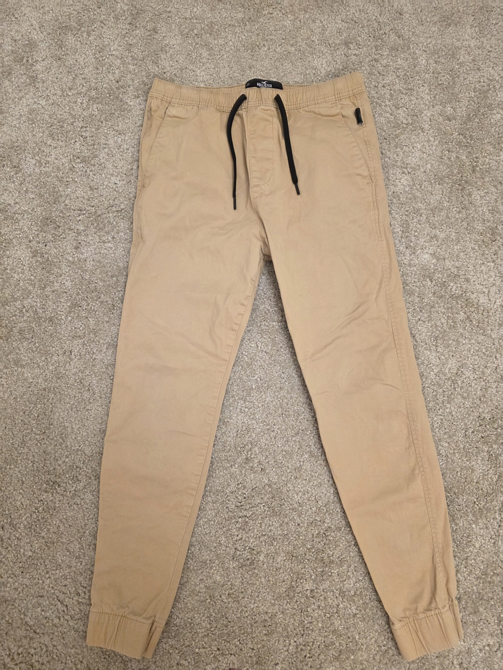 Women's Hollister Skinny Jogger Pants Khaki Tan  Sz S
